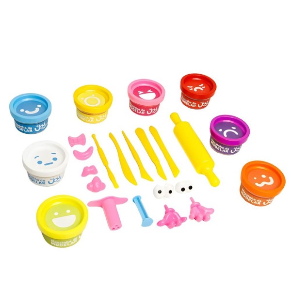 Encontraproduto.com.br - Massinha de Modelar Joy Maleta - 8 Cores - Leo Leo