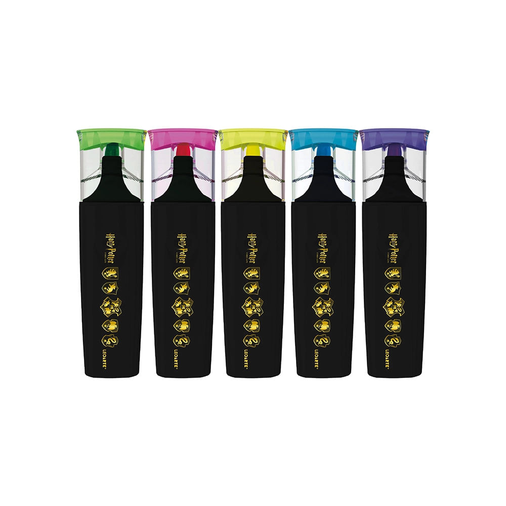 Encontraproduto.com.br - Marca Texto Harry Potter Neon 5 Cores