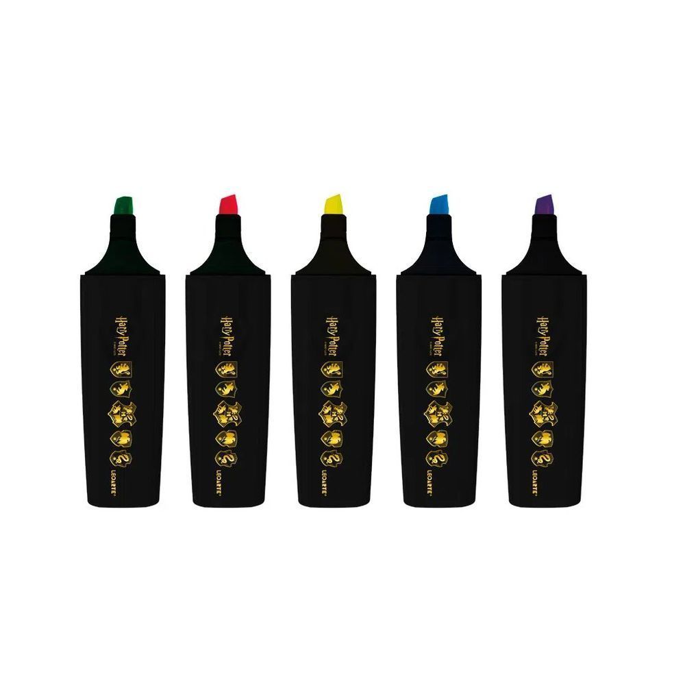 Encontraproduto.com.br - Marca Texto Harry Potter Neon 5 Cores