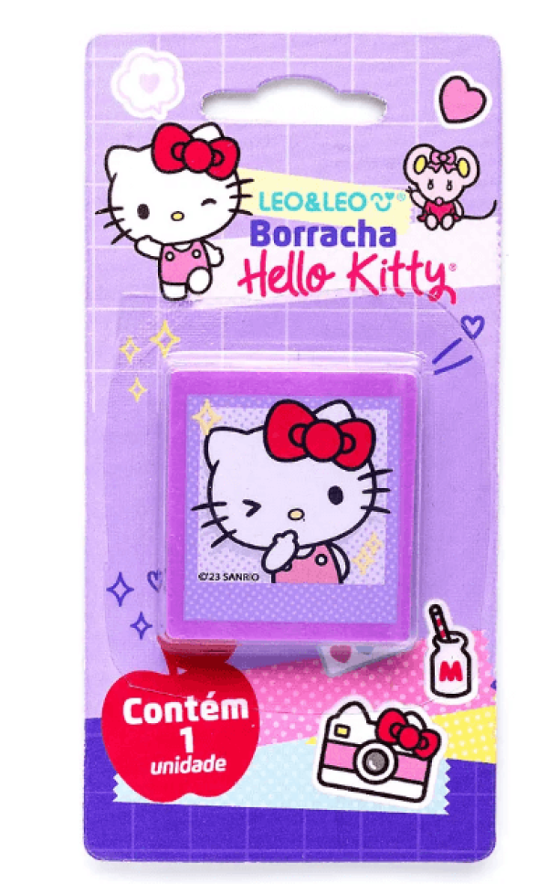 Encontraproduto.com.br - Borracha Hello Kitty 1 Unidade  Leo E Leo