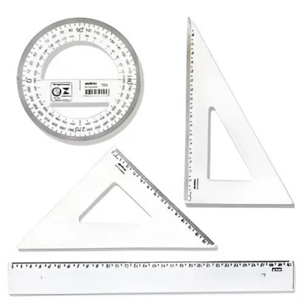 Encontraproduto.com.br - Kit Geométrico Leo&Leo Com 4 Itens