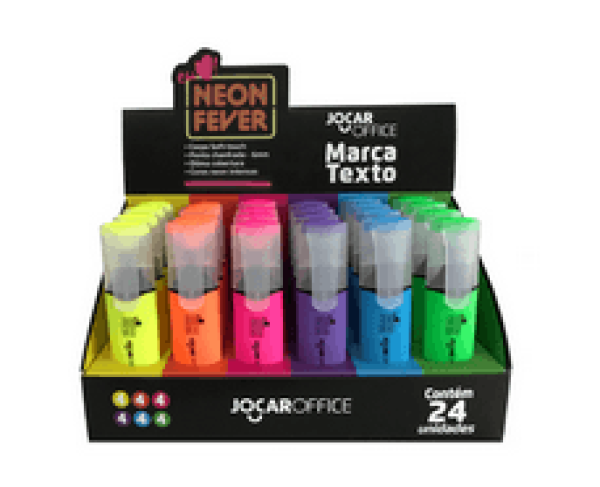Caneta Marca Texto Jocar OFFICE Neon Fever LEONORA