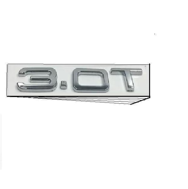 Encontraproduto.com.br - 1 Emblema Traseiro Audi 3.0t 3.0 T Cromado Original