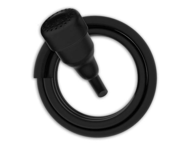 Kit Chuveirinho com Mangueira de 2M Preto Zagonel