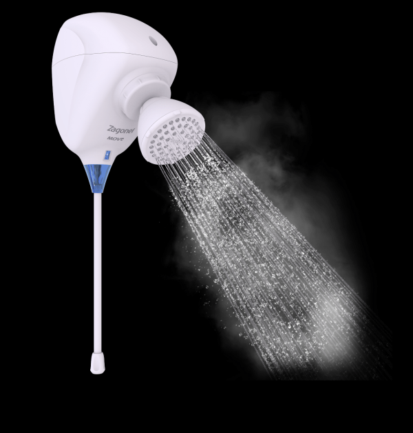 Encontraproduto.com.br - Chuveiro Zagonel Move Eletrônico Branco
