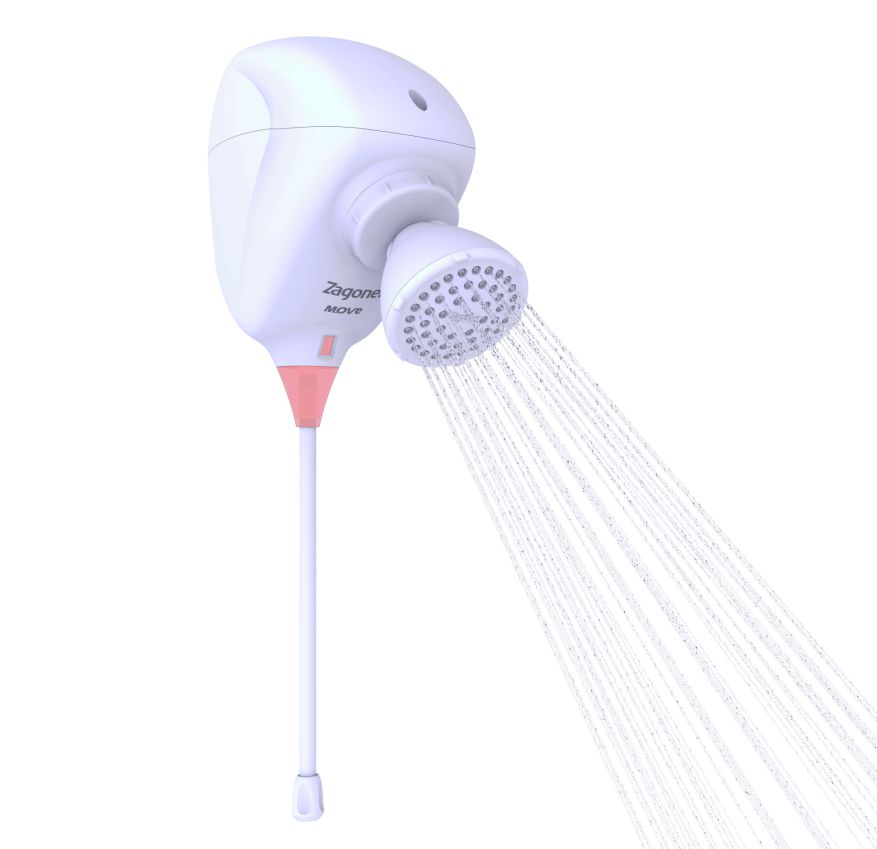 Encontraproduto.com.br - Chuveiro Move Branco 7500W Eletrônico Zagonel
