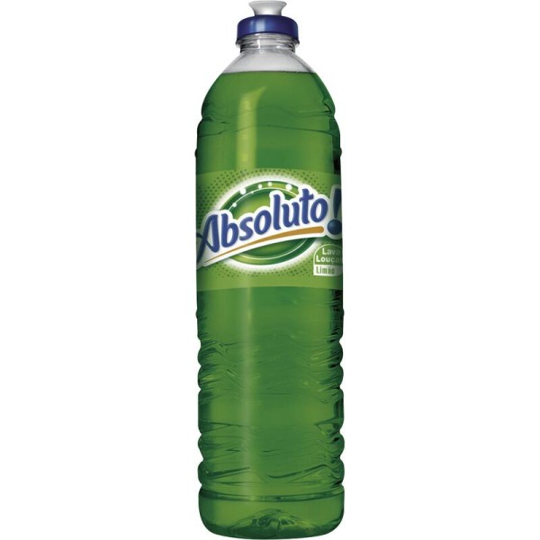 Detergente Líquido Absoluto Limão Frasco com 500ml