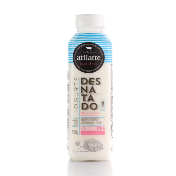 Encontraproduto.com.br - Iogurte Com Mel Desnatado Atilatte 500 G