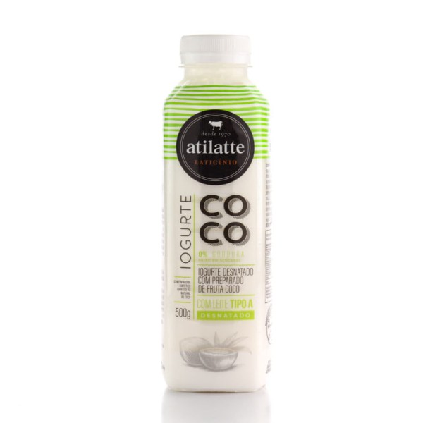 Encontraproduto.com.br - Iogurte De Coco Desnatado Atilatte 500 G