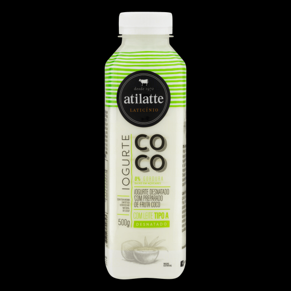 Encontraproduto.com.br - Iogurte De Coco Desnatado Atilatte 500 G