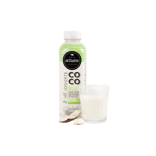 Encontraproduto.com.br - Iogurte De Coco Desnatado Atilatte 500 G