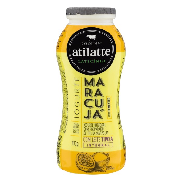Iogurte Integral Atilatte Maracujá 180g