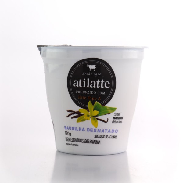 Encontraproduto.com.br - Iogurte Desnatado Sabor Baunilha Atilatte 170 G