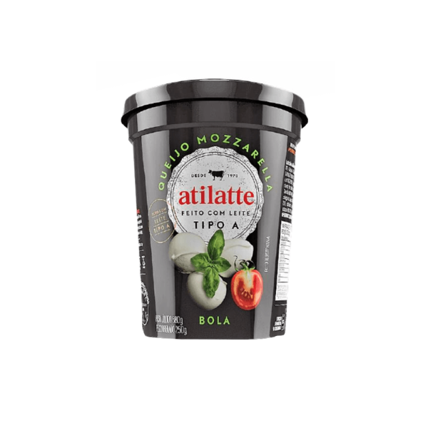 Encontraproduto.com.br - Queijo Mozzarella Bola Atilatte Tipo A Feito com Leito Pote 250g