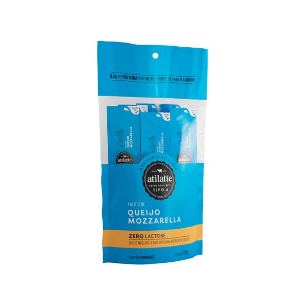 Encontraproduto.com.br - Palitos De Queijo Mozzarella Zero Lactose Atilatte 304 G