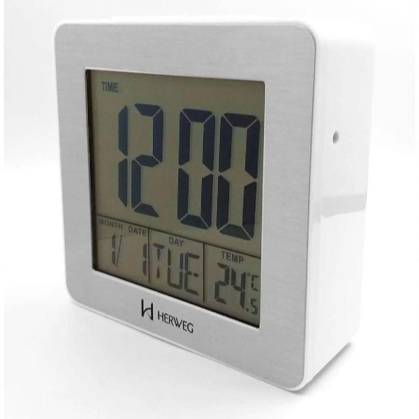 Encontraproduto.com.br - Despertador Digital Importado Branco Herweg 2985 único