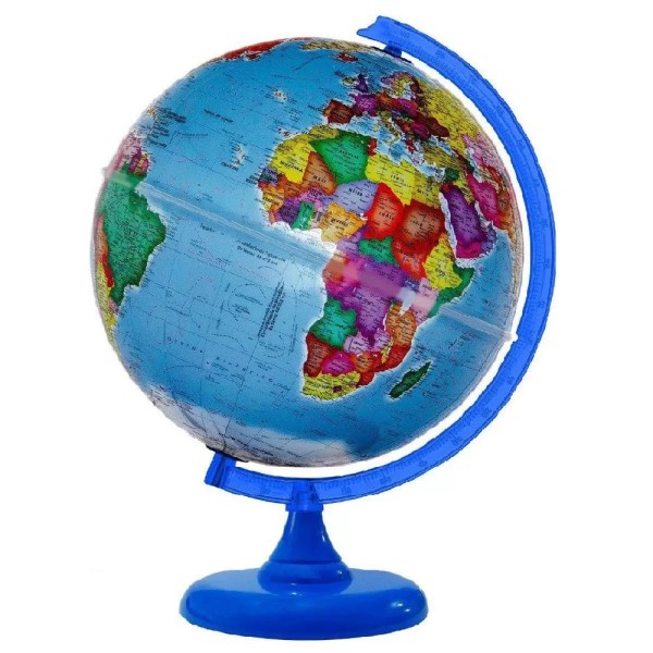 Encontraproduto.com.br - Globo Terrestre 30Cm Prisma Politico Com Iluminação Libreria