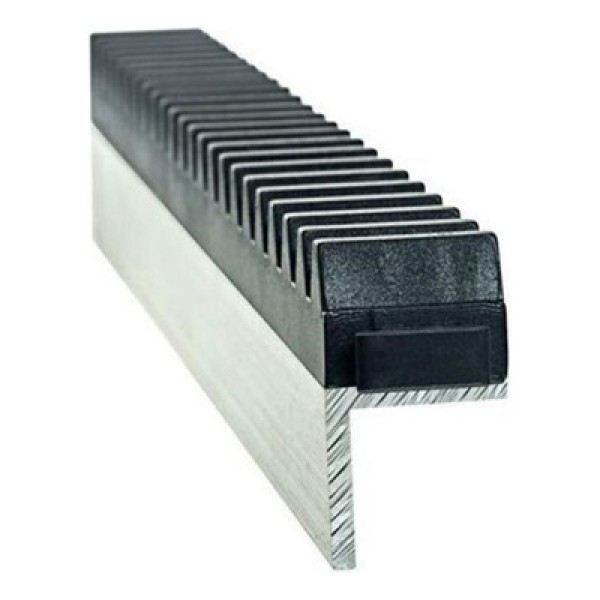 Encontraproduto.com.br - Cremalheira de 1,50 metros em Aço Galvanizado com Gomos em Naylon