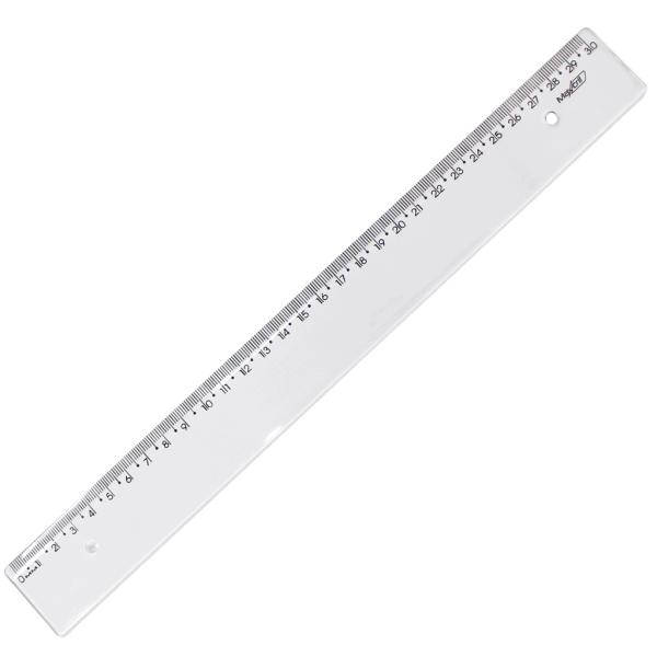 Encontraproduto.com.br - Régua 30cm New Line Cristal