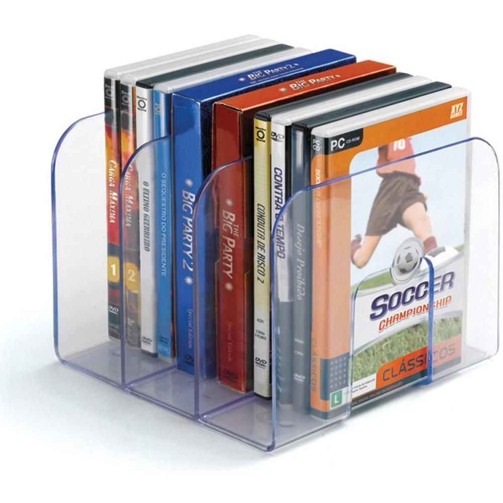 Encontraproduto.com.br - ORGANIZADOR DE LIVROS STANDARD CRISTAL R.10170001