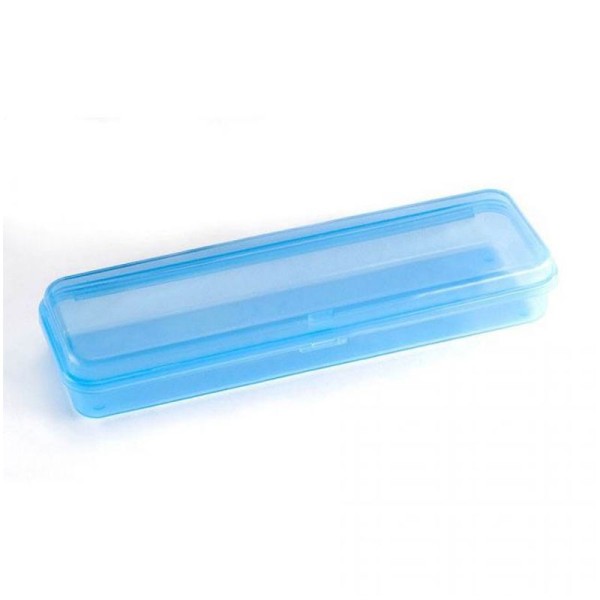 Encontraproduto.com.br - ESTOJO PLASTICO SIMPLES AZUL WALEU