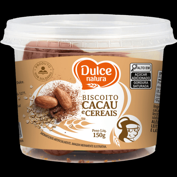 Encontraproduto.com.br - Biscoito Dulce Natura Cacau E Cereais 150g