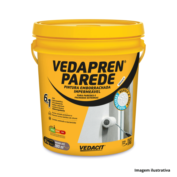 Pintura impermeável vedapren para parede 18lts branco - vedacit