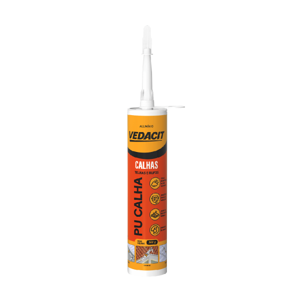 Selante Pu Vedaflex Calha 360G Alumínio - 148014 - Vedacit