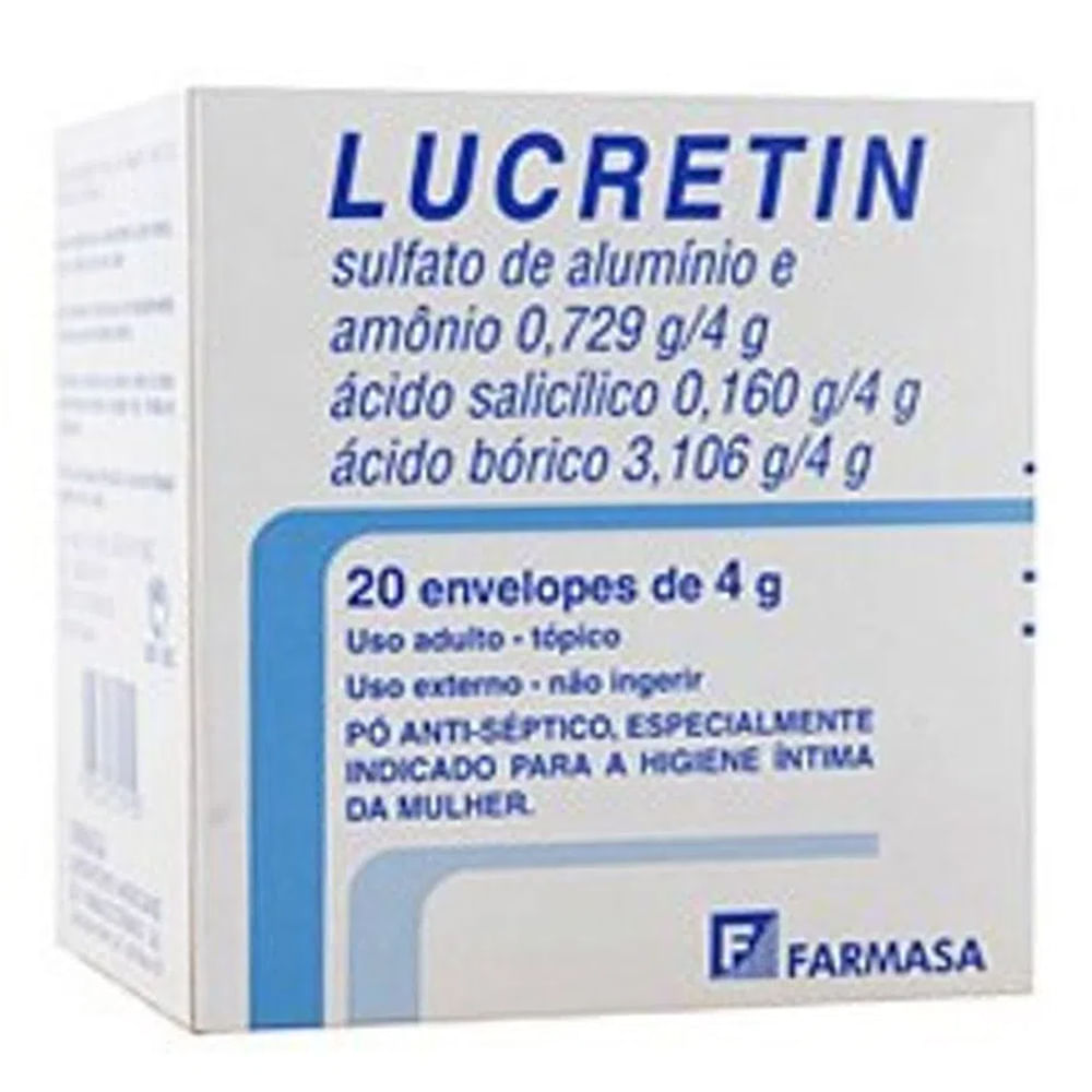 Encontraproduto.com.br - LUCRETIN PO ENVELOPE 4 G x 20
