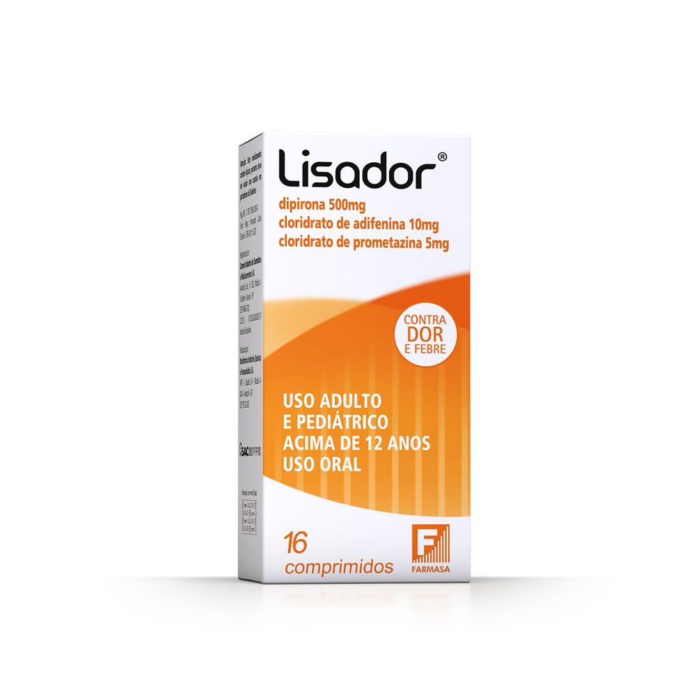 Lisador 16 Comprimidos