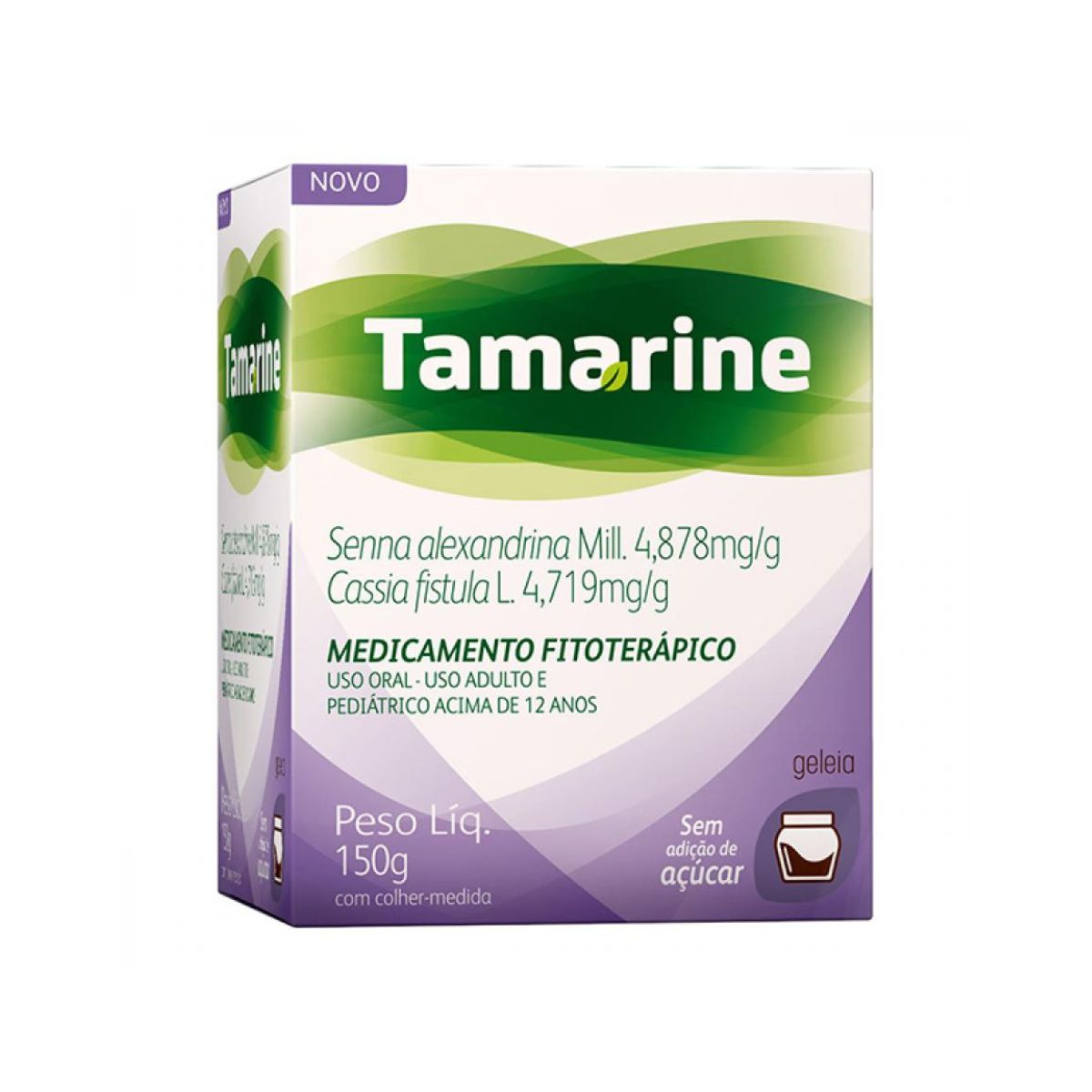 Encontraproduto.com.br - Laxante Fitoterápico Geléia Tamarine Zero Açúcar 150g
