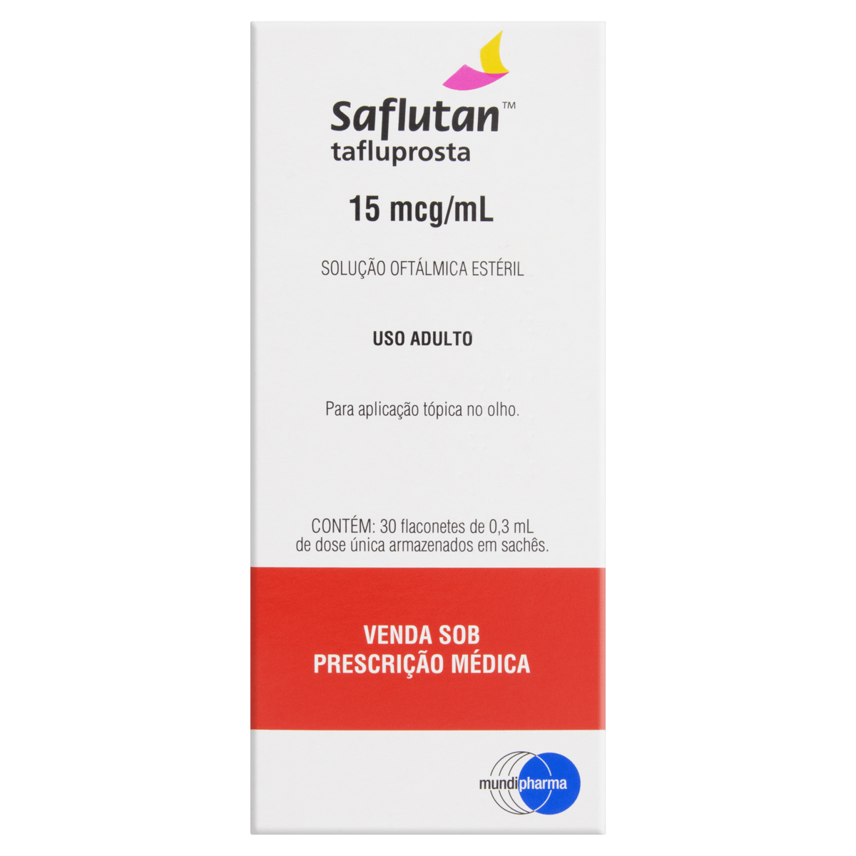 Encontraproduto.com.br - Saflutan 15mcg 30 Flaconetes Oft De  0,3ml Cada