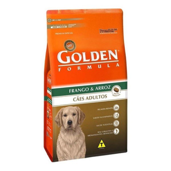 Ração Golden Fórmula Cães Adultos Salmão e Arroz