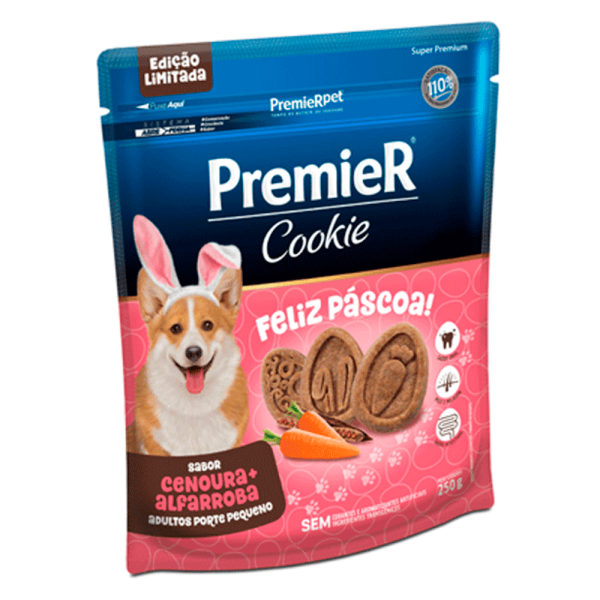 Premier Cookie para Cães Adultos Feliz Páscoa Peq Porte 250g