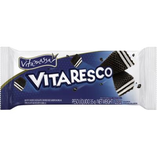 Encontraproduto.com.br - Biscoito Wafer Vitamassa Vitaresco Pacote com 35g