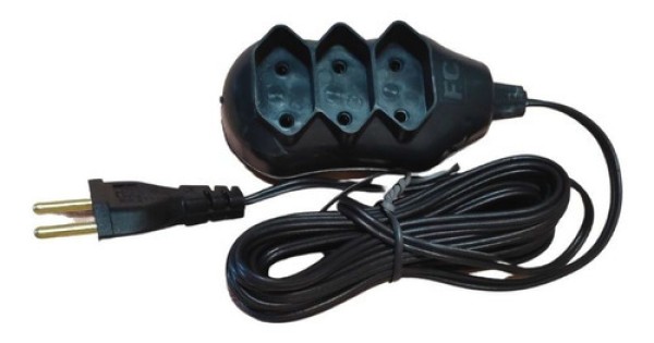 EXTENSAO DUPLA 5M PRETA F.C