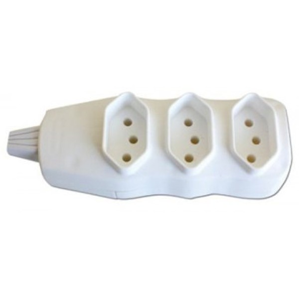 Encontraproduto.com.br - Tomada Em Barra New Tripla 10A F.C.