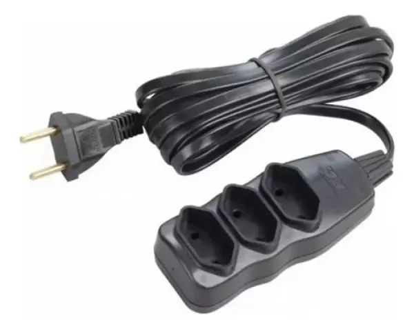 Encontraproduto.com.br - Extensao Fc New Pop Par 01,50M 2X0,75 Preto Blister