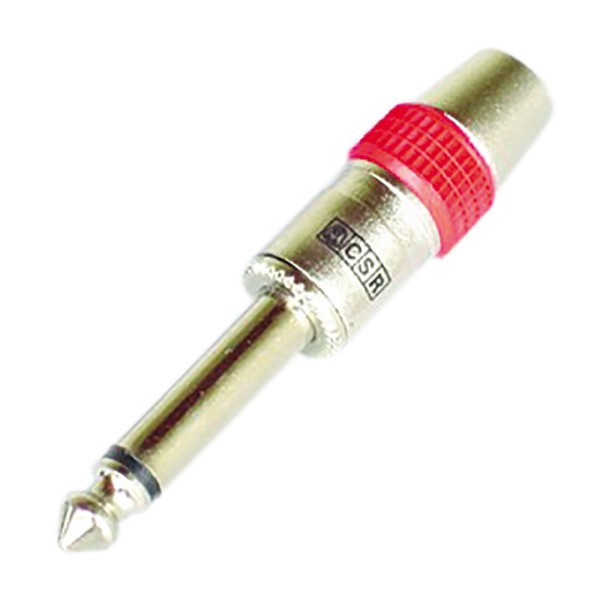 Encontraproduto.com.br - Plugue P-10 Mono CSR L-153 Niquel para Guitarra PM