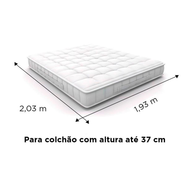 Encontraproduto.com.br - Lençol de Cama King com elástico JOLITEX TERNILLE 300 Fios Toque de Seda - Azul
