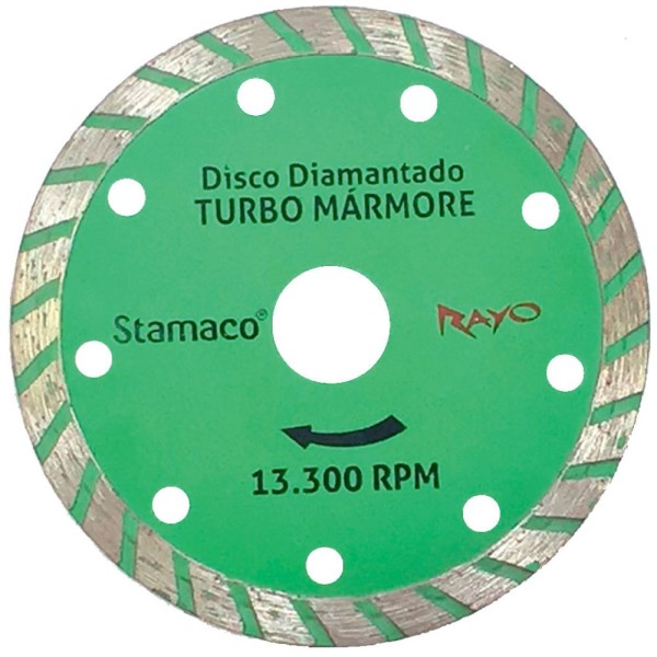 Disco Diamantado Mármome Turbo Rayo 4 Stamaco