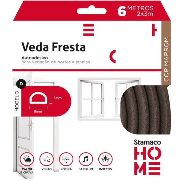 Encontraproduto.com.br - Veda Fresta Auto Adesivo Modelo 