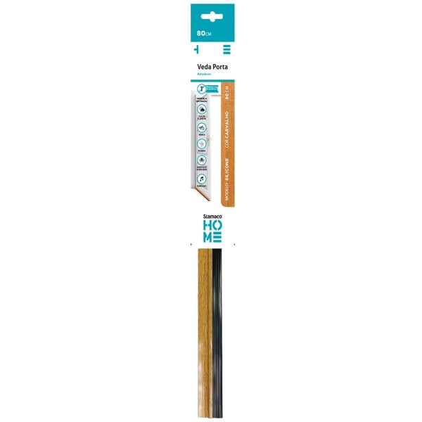 Encontraproduto.com.br - Veda Porta Stamaco Rodo 80cm Carvalho (MP)