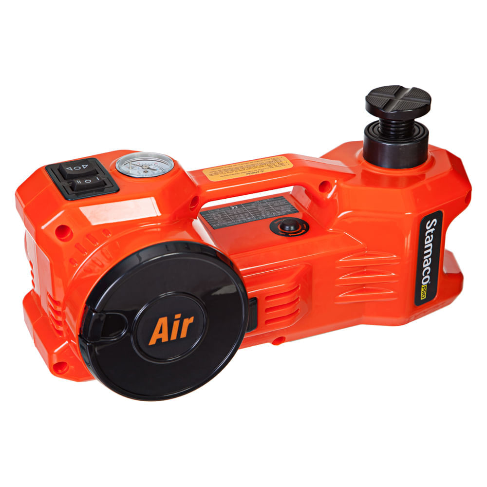 Encontraproduto.com.br - Kit Macaco Elétrico (Macaco, Compressor, Chave Impacto)