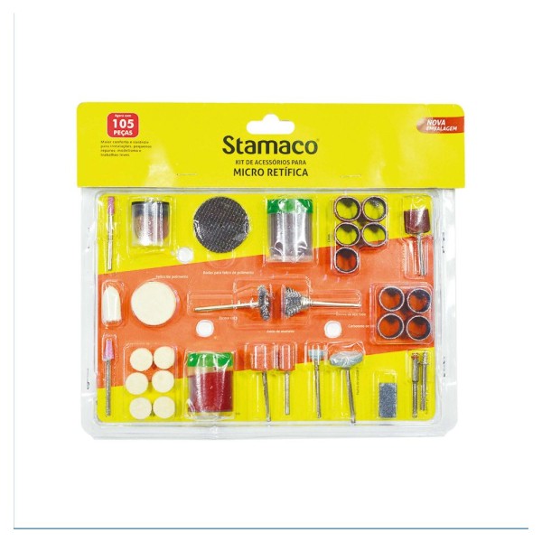 Encontraproduto.com.br - Micro Retifica Stamaco 105 Peças