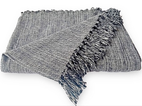 Encontraproduto.com.br - Manta Para Sofá Tipo Capa De Sofá 1,70X2,30 Cinza Mesclado