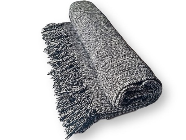 Encontraproduto.com.br - Manta Para Sofá Tipo Capa De Sofá 1,70X2,30 Cinza Mesclado