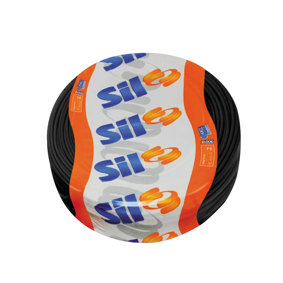 Encontraproduto.com.br - Cabo Flexível Sil 10mm com 100 Metros Preto