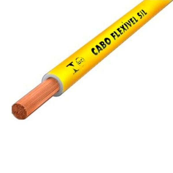 Encontraproduto.com.br - Cabo Flexível Sil 1,5mm com 100 Metros Amarelo