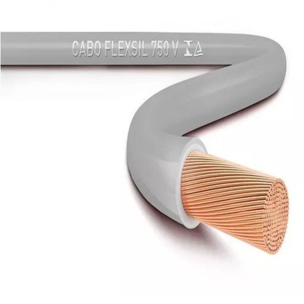 Encontraproduto.com.br - Cabo Elétrico 2.5mm Pc com 100mt 750V Cinza Sil